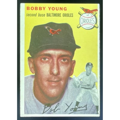 1954 Topps #8 Bobby Young
