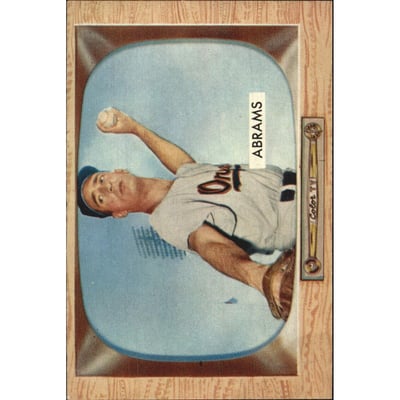 1955 Bowman #55 Cal Abrams