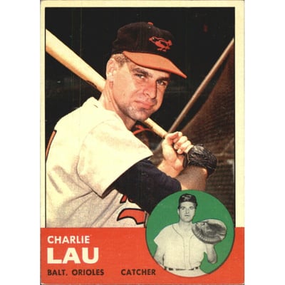 1963 Topps #41 Charley Lau