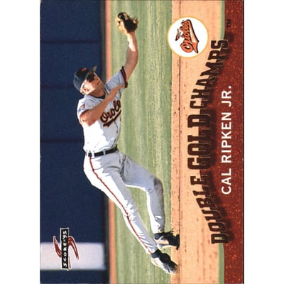 1995 Score Double Gold Champs #GC12 Cal Ripken