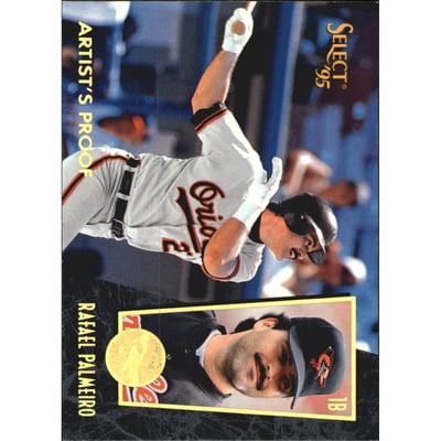 1995 Select Artist's Proofs #121 Rafael Palmeiro