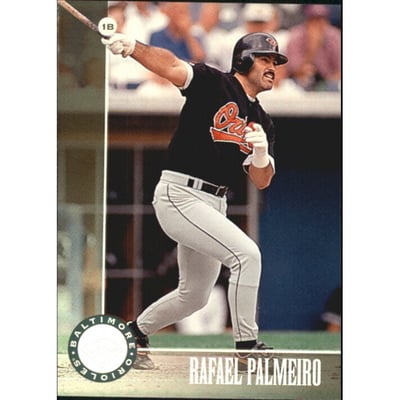 1996 Leaf Silver Press Proofs #174 Rafael Palmeiro