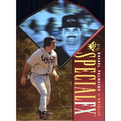 1996 SP Special FX Die Cuts #28 Rafael Palmeiro