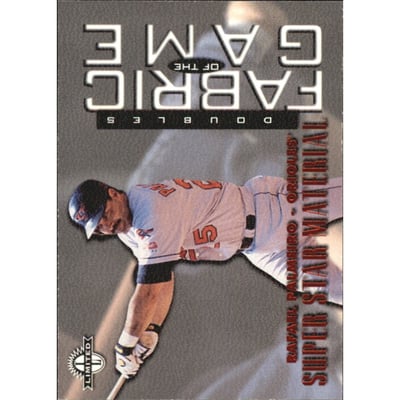 1997 Donruss Limited Fabric of the Game #19 Rafael Palmeiro SS