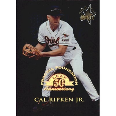 1998 Leaf Fractal Foundations #177 Cal Ripken GLS