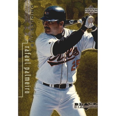 1999 Black Diamond Triple #12 Rafael Palmeiro