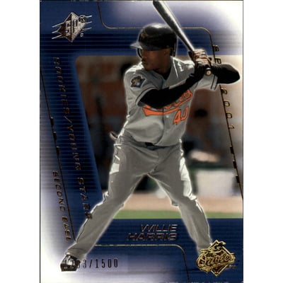 2001 SPx #187 Willie Harris YS RC