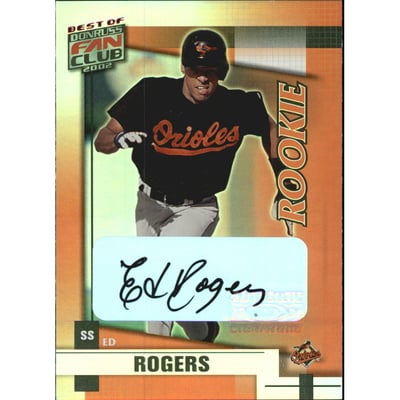 2002 Donruss Best of Fan Club Autographs #251 Ed Rogers/400*