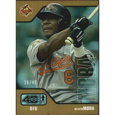 2002 Upper Deck 40-Man Electric Rainbow #208 Melvin Mora