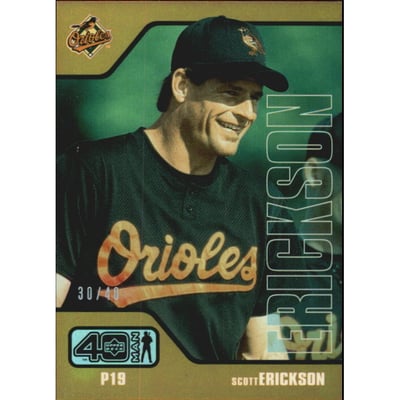 2002 Upper Deck 40-Man Electric Rainbow #217 Scott Erickson