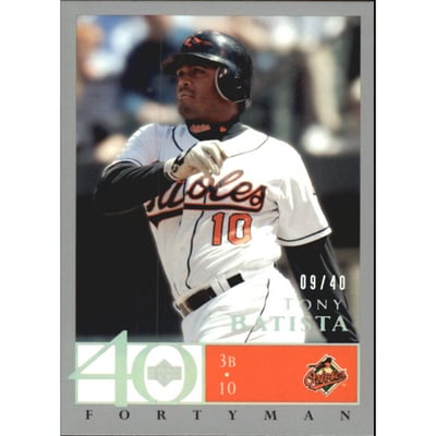 2003 Upper Deck 40-Man Rainbow #159 Tony Batista