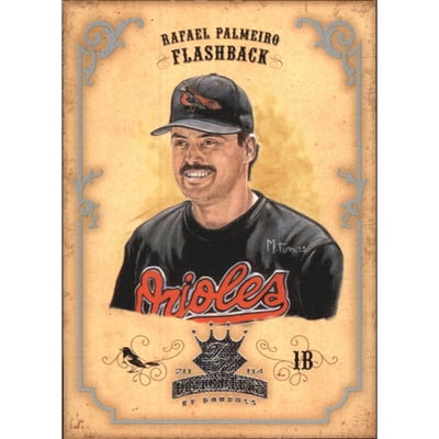 2004 Diamond Kings Silver #155 Rafael Palmeiro FB