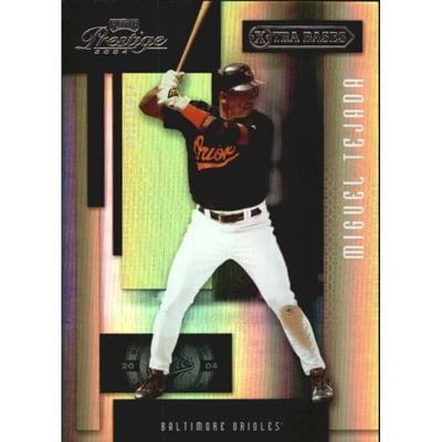 2004 Playoff Prestige Xtra Bases Black #137 Miguel Tejada