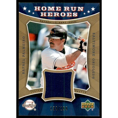 2004 Sweet Spot Home Run Heroes Jersey #HRRP Rafael Palmeiro