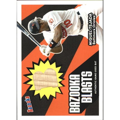 2005 Bazooka Blasts Bat Relics #MT Miguel Tejada B