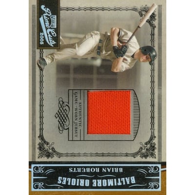 2005 Prime Cuts Material Jersey #41 Brian Roberts/50