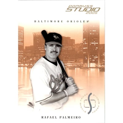 2005 Studio Proofs Gold #39 Rafael Palmeiro
