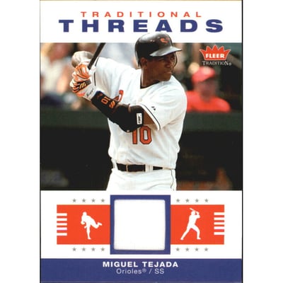 2006 Fleer Tradition Traditional Threads #MT Miguel Tejada Pants