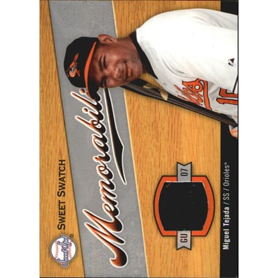 2007 Sweet Spot Sweet Swatch Memorabilia #SWTE Miguel Tejada
