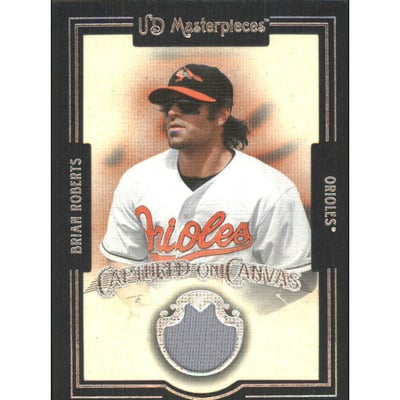 2007 UD Masterpieces Captured on Canvas #BR Brian Roberts