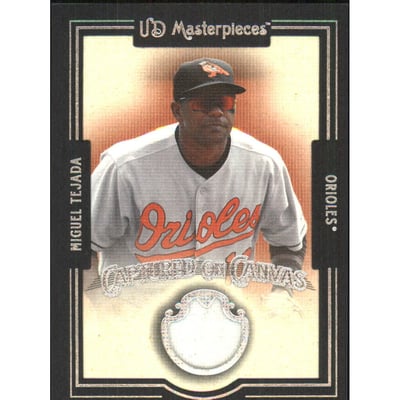 2007 UD Masterpieces Captured on Canvas #MT Miguel Tejada