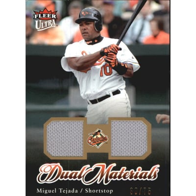 2007 Ultra Dual Materials Gold #MT Miguel Tejada