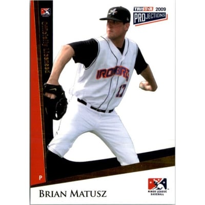 2009 TRISTAR PROjections Yellow #210 Brian Matusz