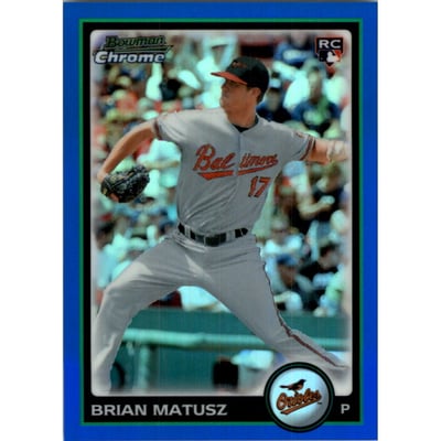2010 Bowman Chrome Draft Blue Refractors #BDP23 Brian Matusz