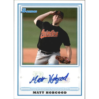2010 Bowman Prospect Autographs #MH Matt Hobgood