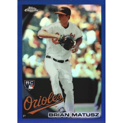 2010 Topps Chrome Blue Refractors #210 Brian Matusz