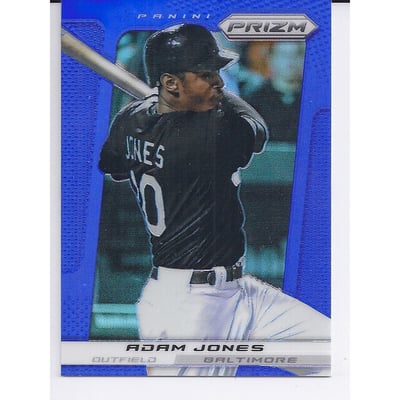 2013 Panini Prizm Prizms Blue #65 Adam Jones