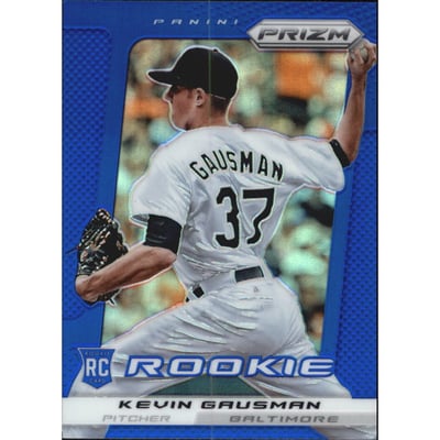 2013 Panini Prizm Prizms Blue Pulsar #277 Kevin Gausman