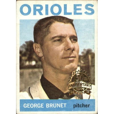 2013 Topps Heritage '64 Buybacks #322 George Brunet