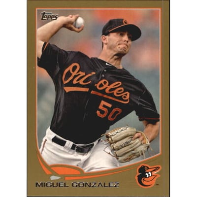 2013 Topps Mini Gold #423 Miguel Gonzalez