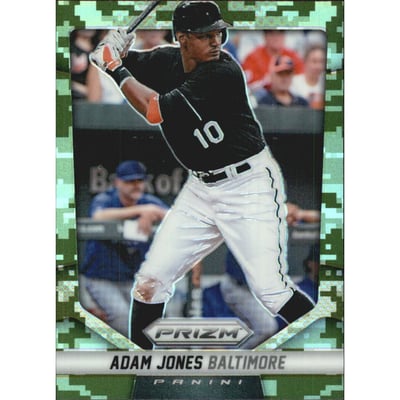 2014 Panini Prizm Prizms Camo #56 Adam Jones