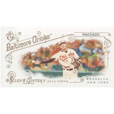 2014 Topps Allen and Ginter Mini #350 Manny Machado