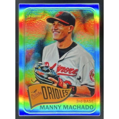 2014 Topps Heritage Chrome Refractors #THC-150 Manny Machado /565