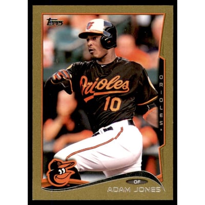 2014 Topps Mini Gold #398 Adam Jones