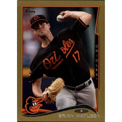 2014 Topps Mini Gold #547 Brian Matusz
