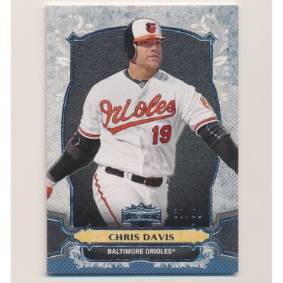 2014 Topps Triple Threads Onyx #76 Chris Davis