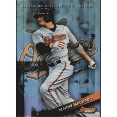 2015 Bowman's Best Refractors #99 Manny Machado