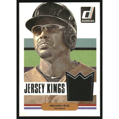 2015 Donruss Jersey Kings #45 Nelson Cruz