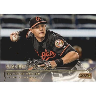 2015 Stadium Club Gold #250 Manny Machado