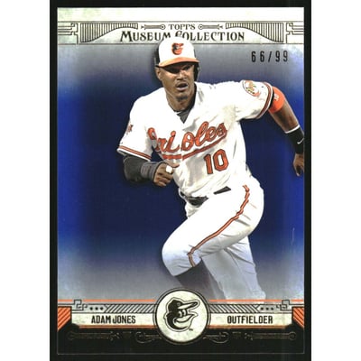2015 Topps Museum Collection Blue #100 Adam Jones