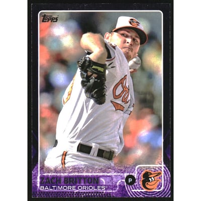 2015 Topps Toys R Us Purple Border #190 Zach Britton