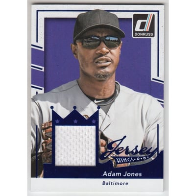 2016 Donruss Jersey Kings #JKAJ Adam Jones