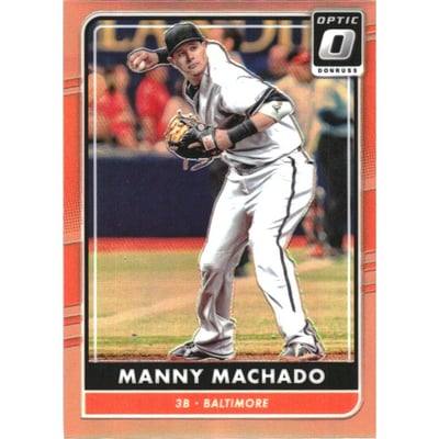 2016 Donruss Optic Orange #142 Manny Machado