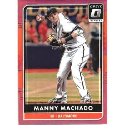 2016 Donruss Optic Pink #142 Manny Machado