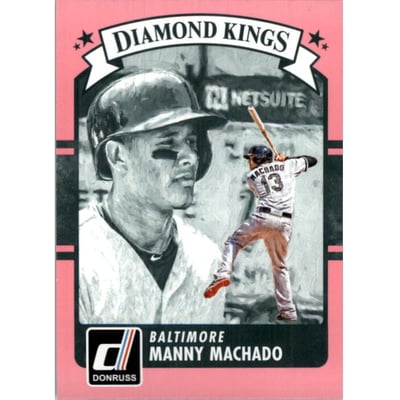 2016 Donruss Pink Border #3 Manny Machado DK