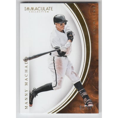 2016 Immaculate Collection #70 Manny Machado
